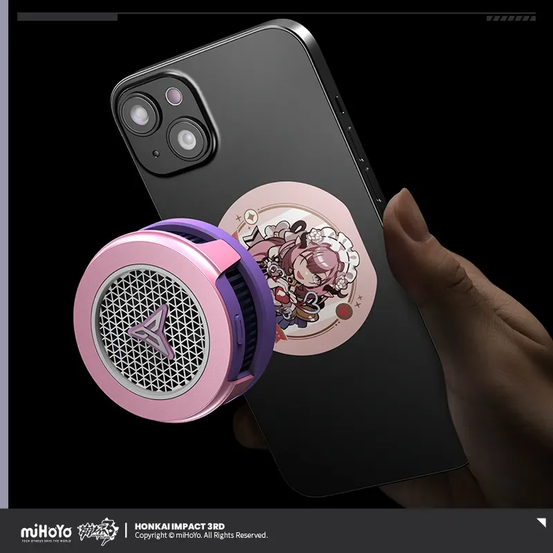 miHoYo Game Officiële Radiator Honkai Impact 3 Elysia Themaserie Magnetische Radiator B7X Mobiele Accessoires Prop Doujin Kerstcadeau