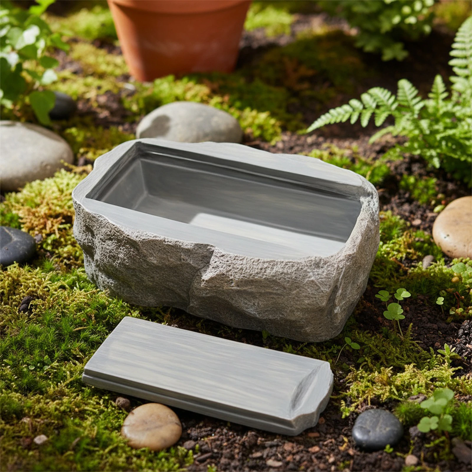esconderijo-de-chave-em-pedra-a-prova-d'Agua-esconda-uma-chave-ao-ar-livre-com-aparencia-e-sensacao-de-pedra-real-para-jardim-ou-quintal-ideal-para-geocaching