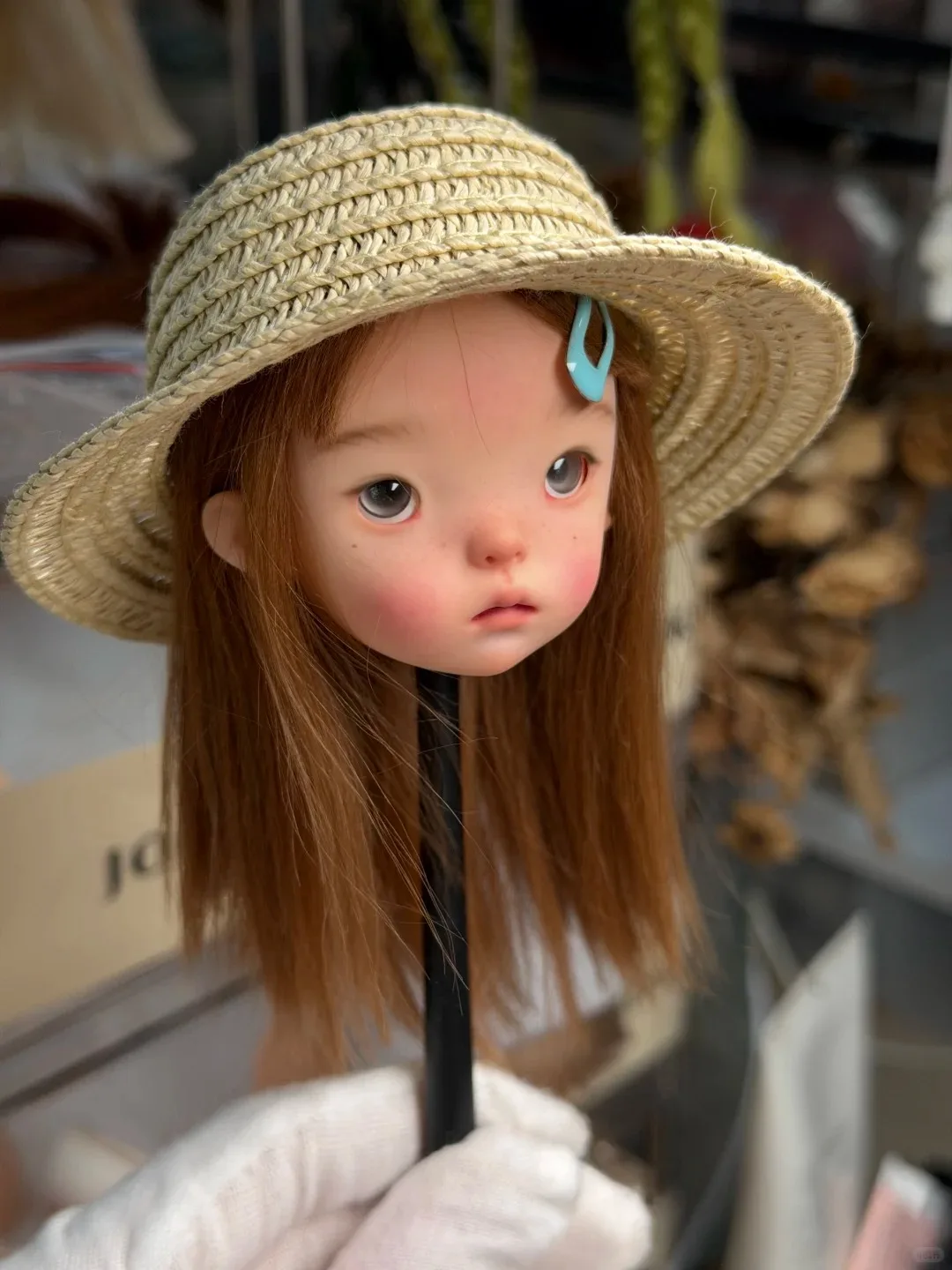 

Кукла BJD Amber 1/6 SD, голова куклы Дуду, милая красивая девочка, игрушка из смолы, подарок, только голова, высота головы, только макияж головы.