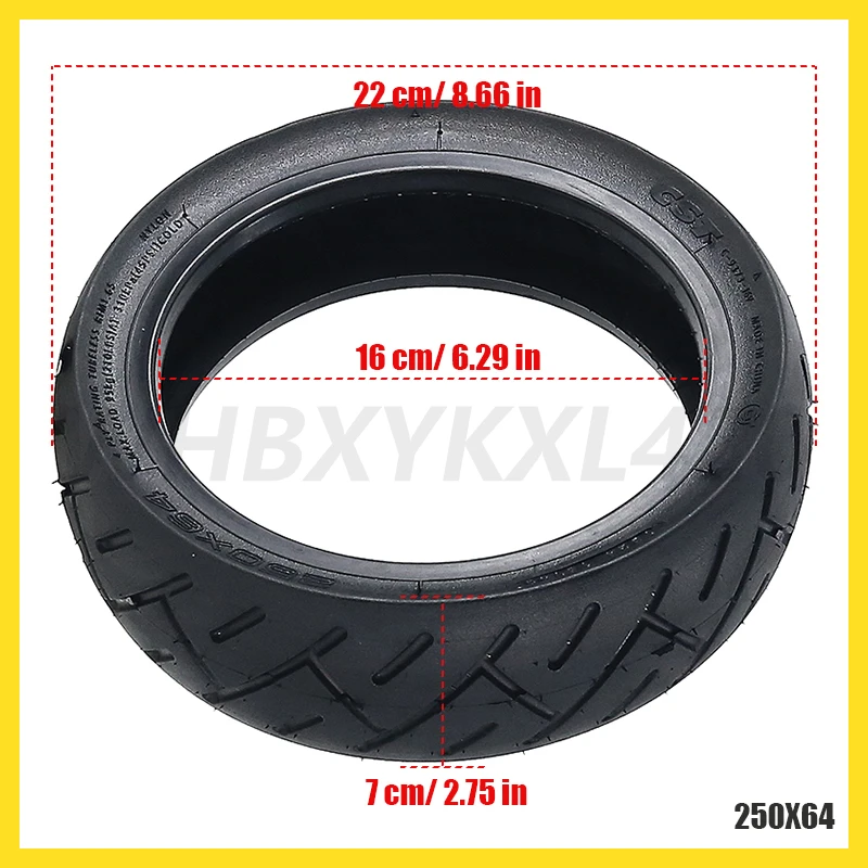 CST 250x64 250X54 Tubeless Tyre For Xiaomi 4 Ultra/4 Lite Electric Scooter Front And Rear Wheel Replacement Parts