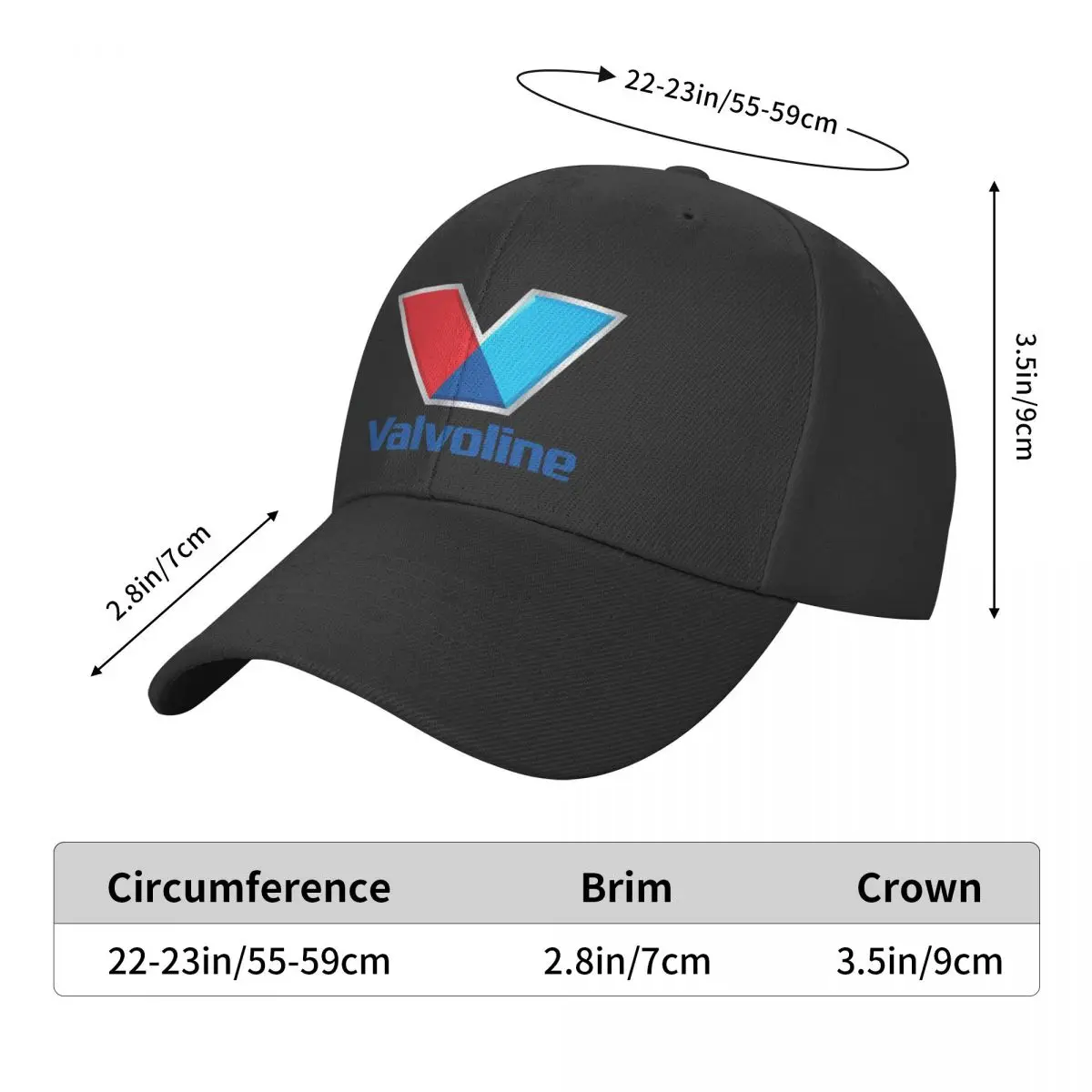 NEW Valvoline Baseball Cap for Men Adjustable Hat Fashion Casual Cap Truck driver Hat