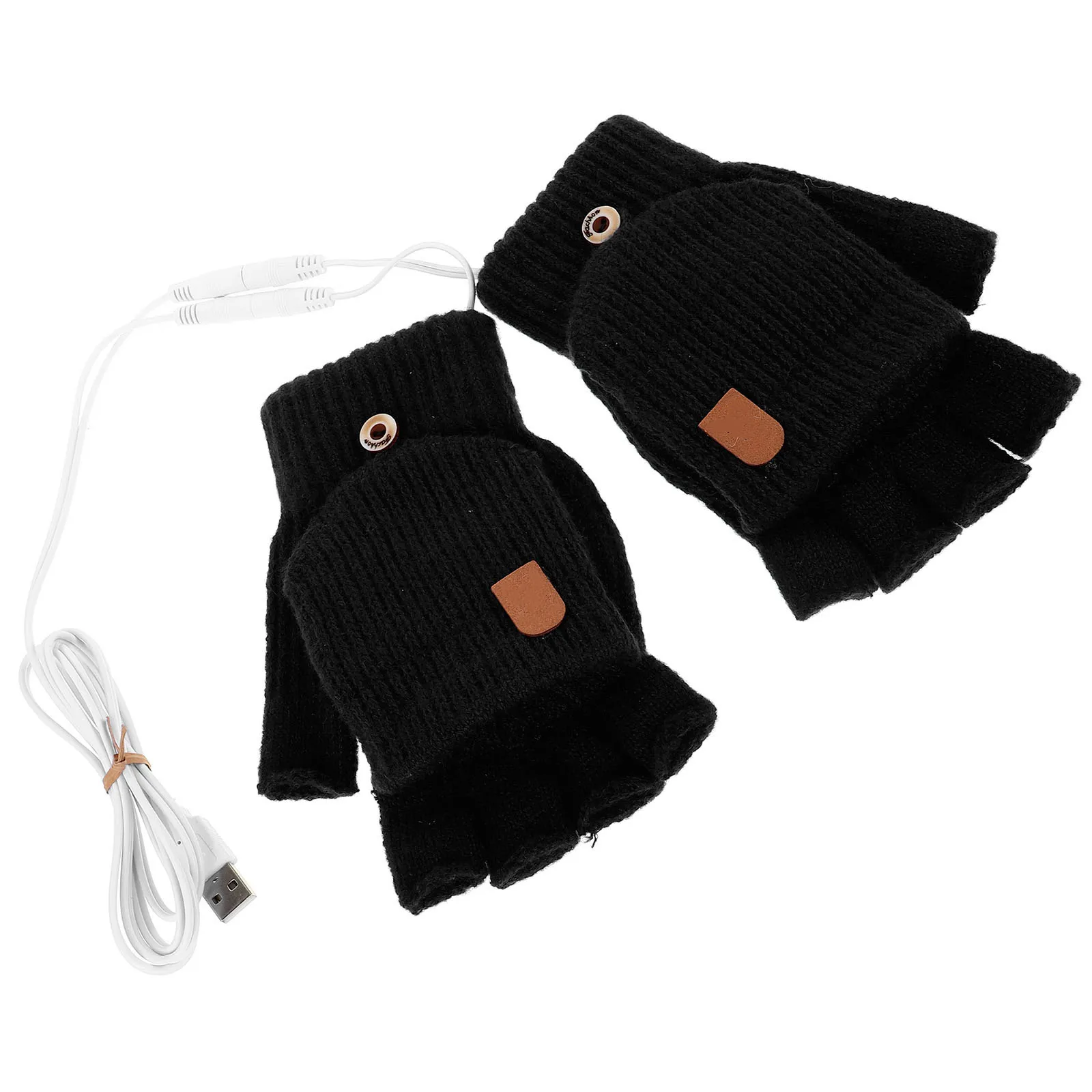 

USB Touch Screen Heating Gloves Alien Hands Adult Equipment Black Bike Women