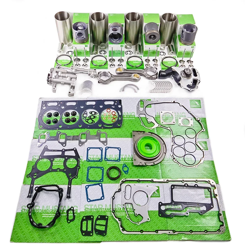 Kit de reparación de anillo de pistón, biela, arandela válvula rodamiento, adecuado para Caterpillar Perkins