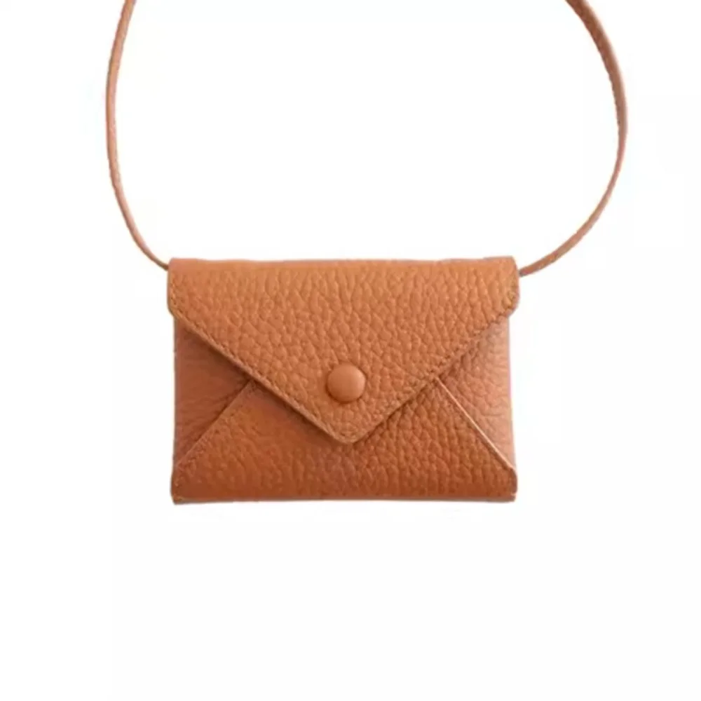 

PU Leather Material PU Leather Shoulder Bag Multifunctional Mini Size Mini Pouch Solid Color Durable Mini Crossbody Bag