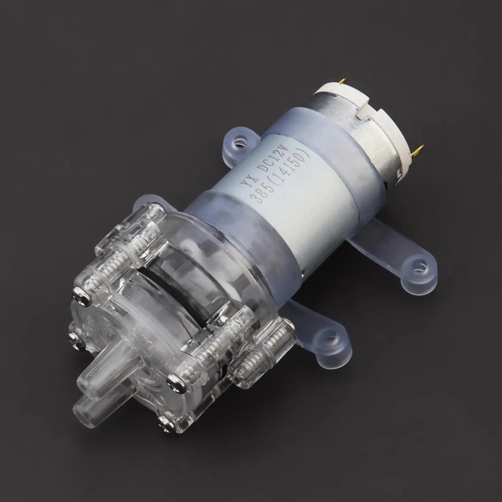 385HPC Mini Water Pump 12V High Temperature Resistant 100 Degree Diaphragm Self-Priming for Tea Machine And Fish Tank