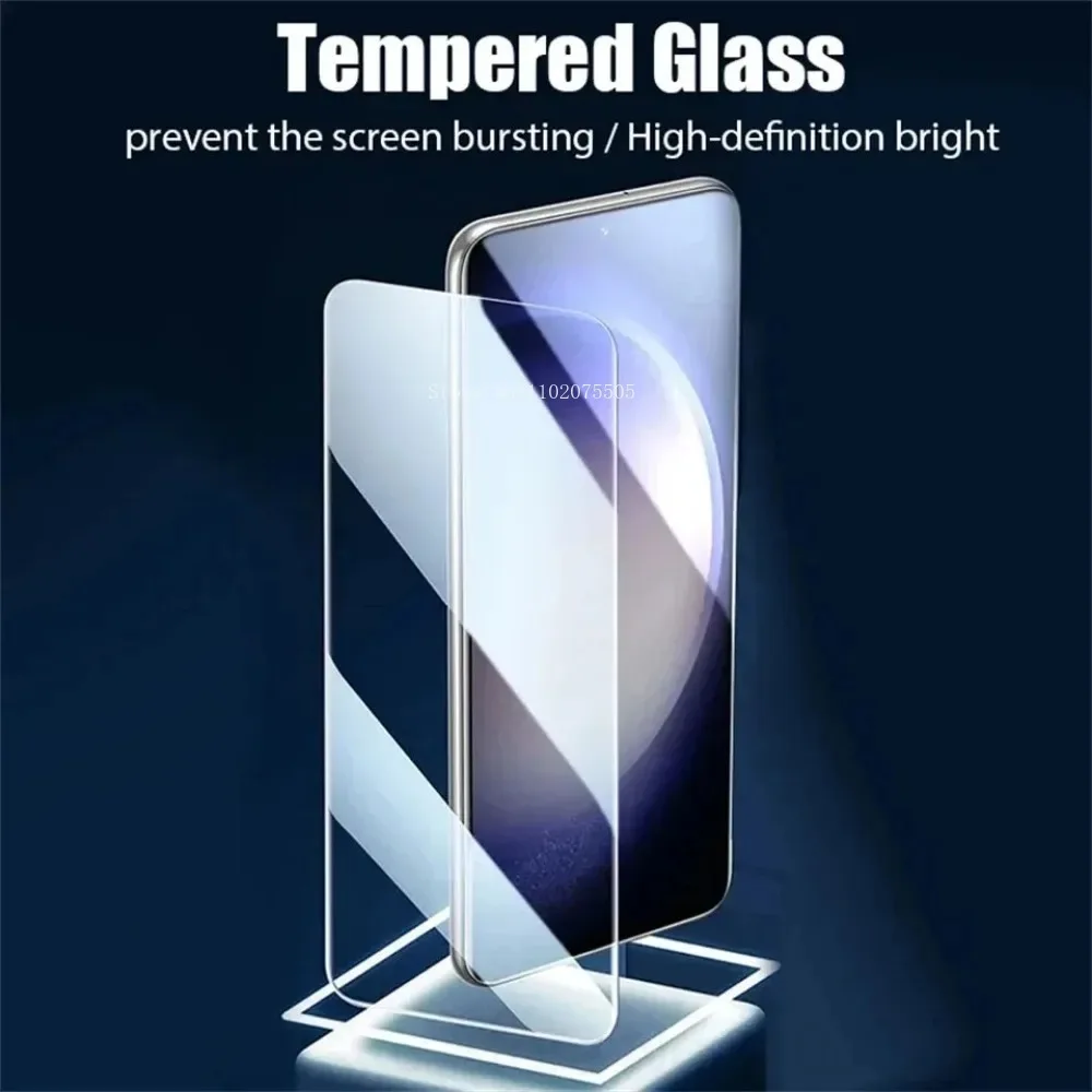 4pcs HD Tempered Glass for Samsung Galaxy S20/S21/S22 Ultra S23Plus Full Cover Screen Protector S25Ultra S24Plus S24FE S10 Plus view 5
