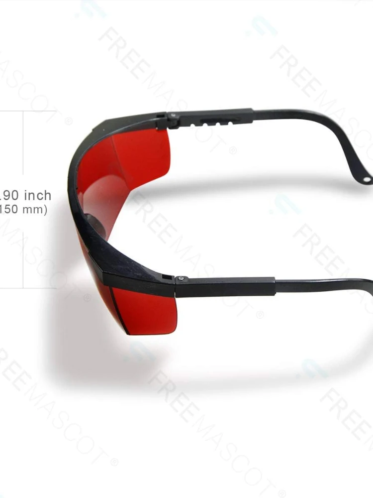 Gafas de seguridad láser de longitud de onda OD 4 + 190nm-550nm para láser normal de 405nm, 445nm, 450nm,520nm,532nm