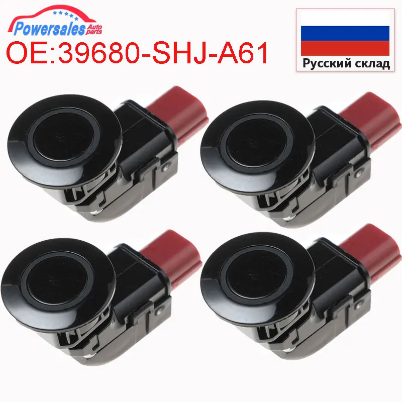 4 Uds nuevo Sensor de aparcamiento PDC para Honda CR-V 2007-2012 para Honda Odyssey 2005-2009 39680-SHJ-A61 39680SHJA61