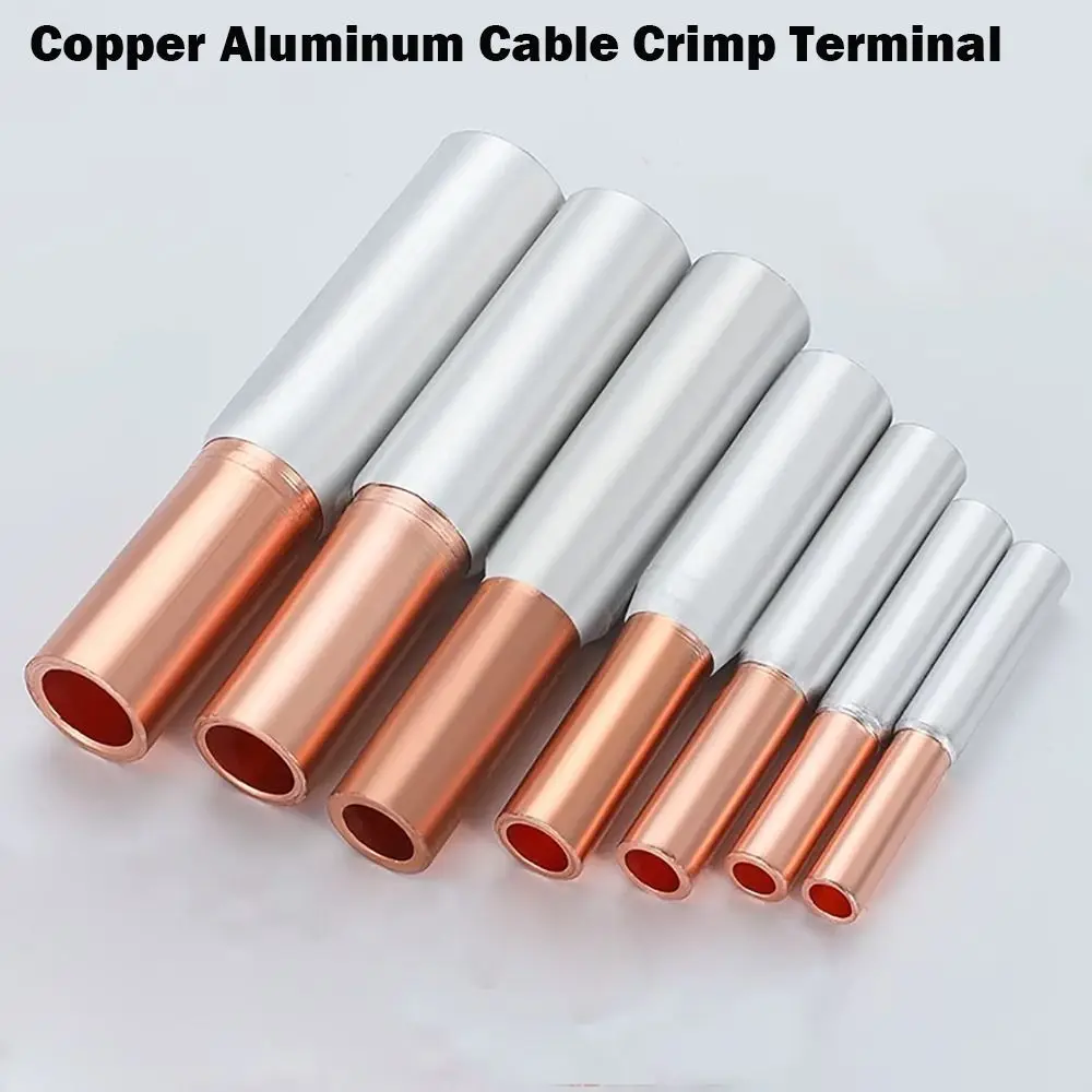 1Pcs GTL-10/16/25/35/50/70 Compression Copper Aluminum CU AL Tube Splice Lug Wire Transition Joint Cable Crimp Terminal