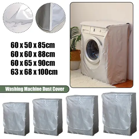 세탁기 커버 보호대, 전면 부하 세탁 건조기, 자외선 차단, 방진 보호, 실버 코팅 Best5