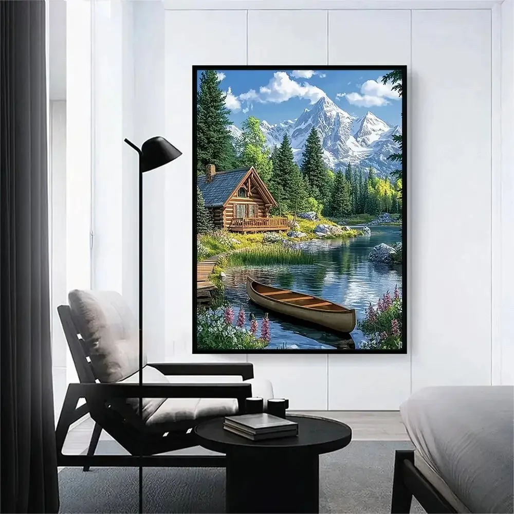 

1000 PCS Puzzles for Adults Lake and Snow Mountain Landscape Jigsaw Puzzles Educational Games Colorful Puzzles Gifts Home Decor