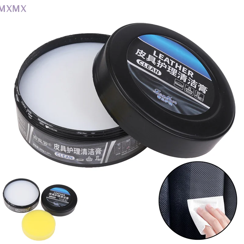 160/260g Crystal Clear Car Leather Restorer Auto Interior Panel Renewal Wax Coating Agent  Car Polish Cleaning Cream