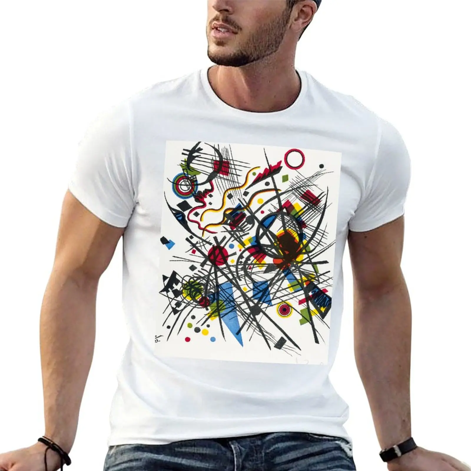 

KANDINSKY HD - Lithographie 1922 T-Shirt man graphic t shirt t shirt man luxury funny t shirts cotton T-shirt