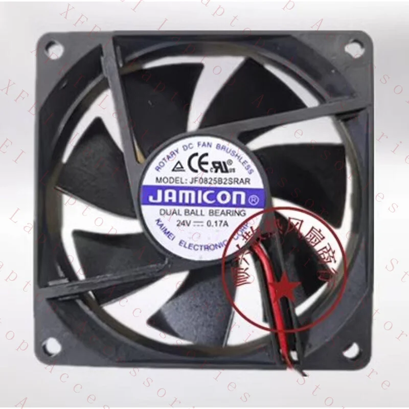 

Вентилятор охлаждения инвертора F FOR JAMICON JF0825B2SRAR 8025 DC24V 0.17A 8CM 2-Wire # E10