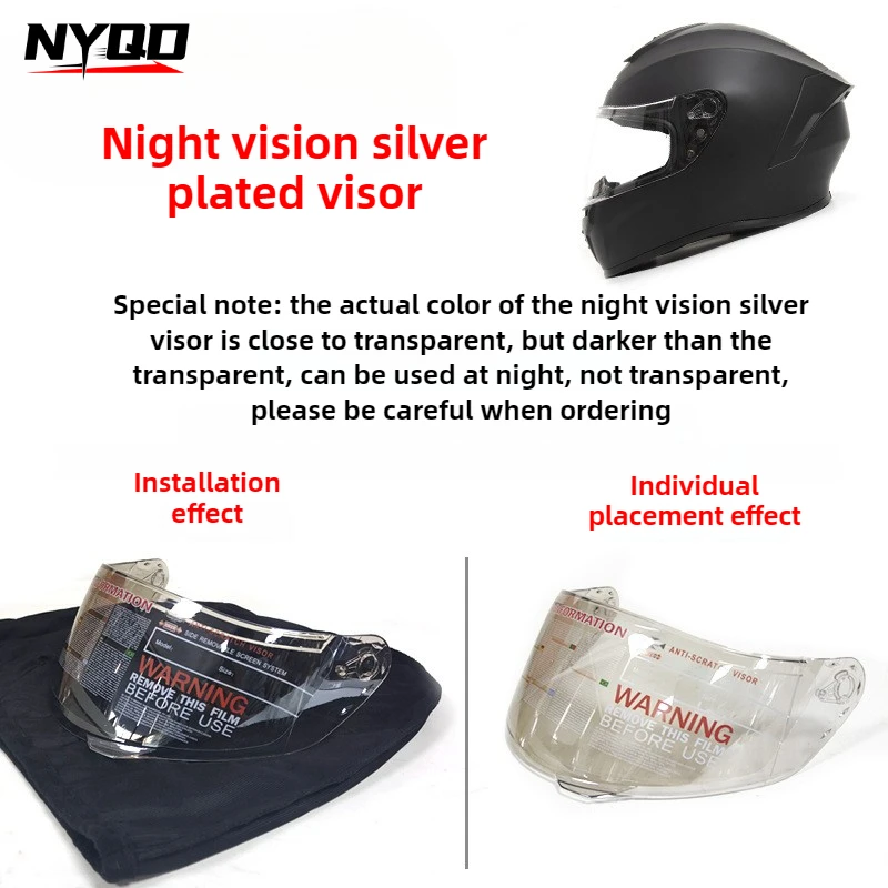 Virtue 813 Full Helmet Visor Motorcycle Helm Lens Accessory Cascos Para Moto
