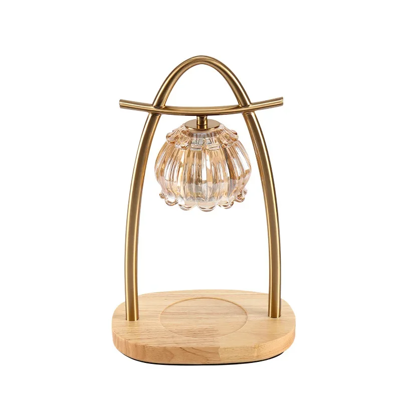 

Advanced sense can be lifted and lowered European candle melting aromatherapy lamp, bedroom diffuser desk lamp