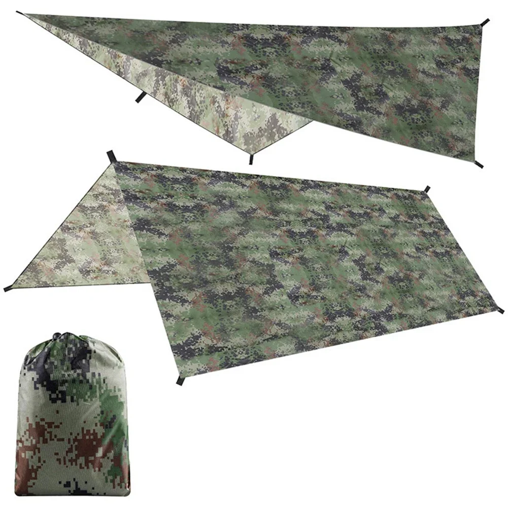 

Камуфляжный тент, навес от солнца, 210 т, полиэфирная пряжа, портативная палатка для кемпинга, брезент, складное сверхлегкое снаряжение для пикника, рюкзака