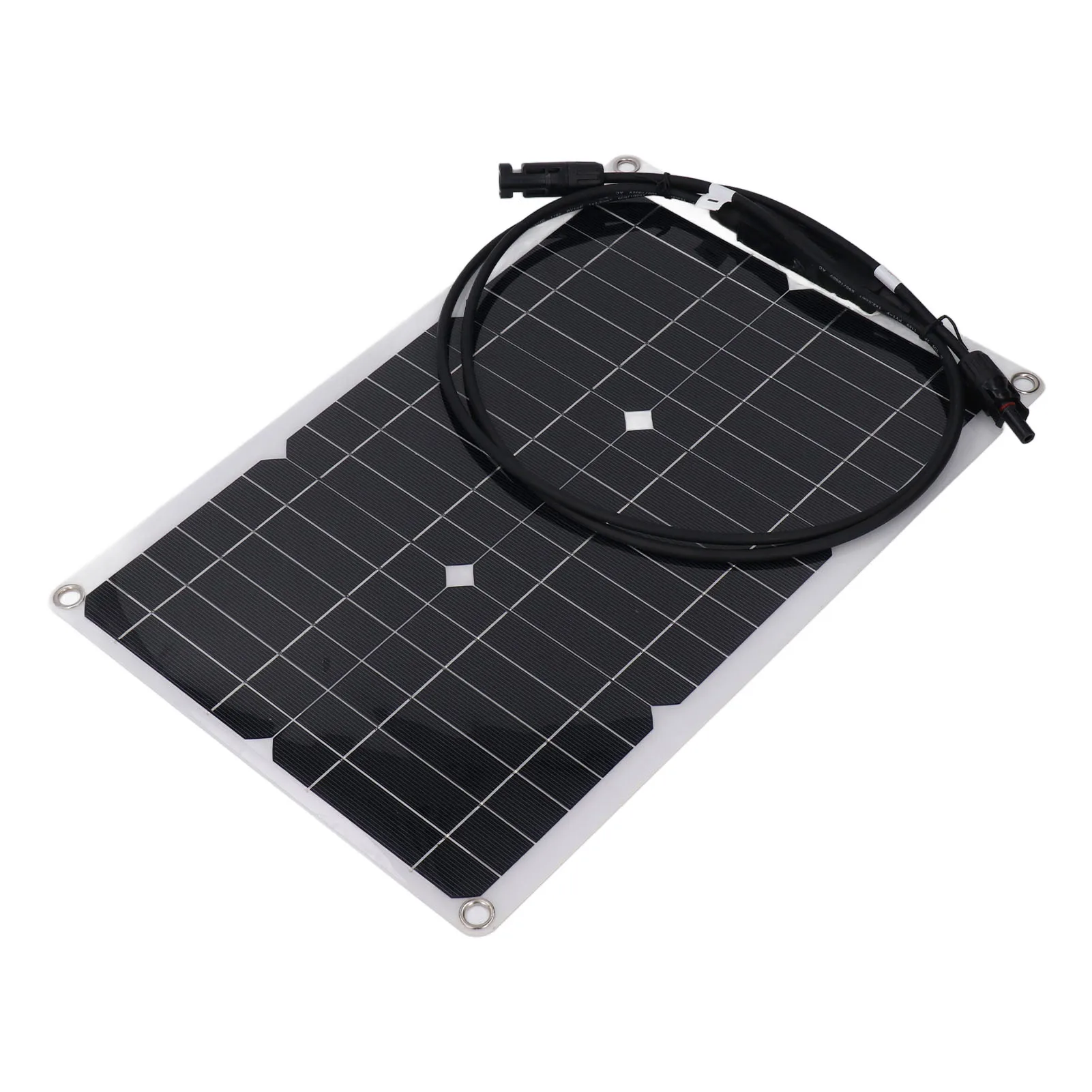 

20W 18V Flexible Solar Panel Monocrystalline Solar Charge Board for 12V Battery Security Camera Off Grid Application