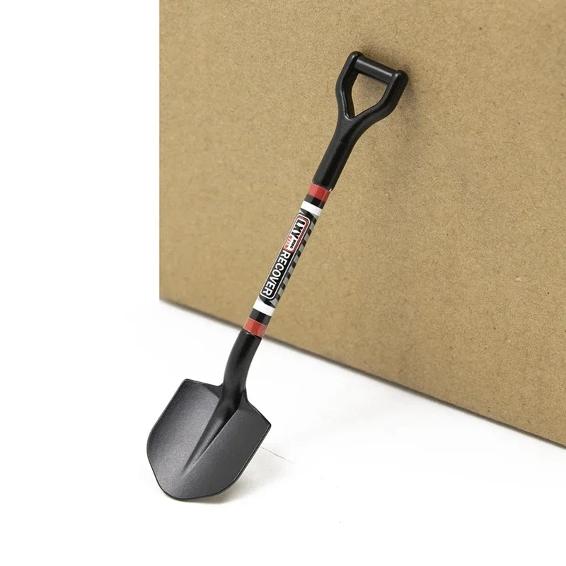 105X25Mm Simulatie Metalen Shovel Decoratie Voor 1/10 Rc Crawler Auto Axiale Scx10 90046 Trxs Trx4 D90 Upgrade Onderdelen