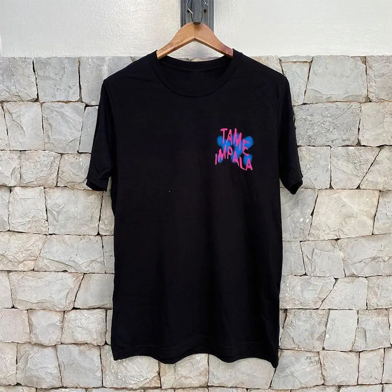 تام إمبالا مخدر الفرقة الأمريكية الشارع خمر الاتجاه الرجعية الخريف الكتف قصيرة الأكمام الرجال والنساء القطن الخالص المحملة