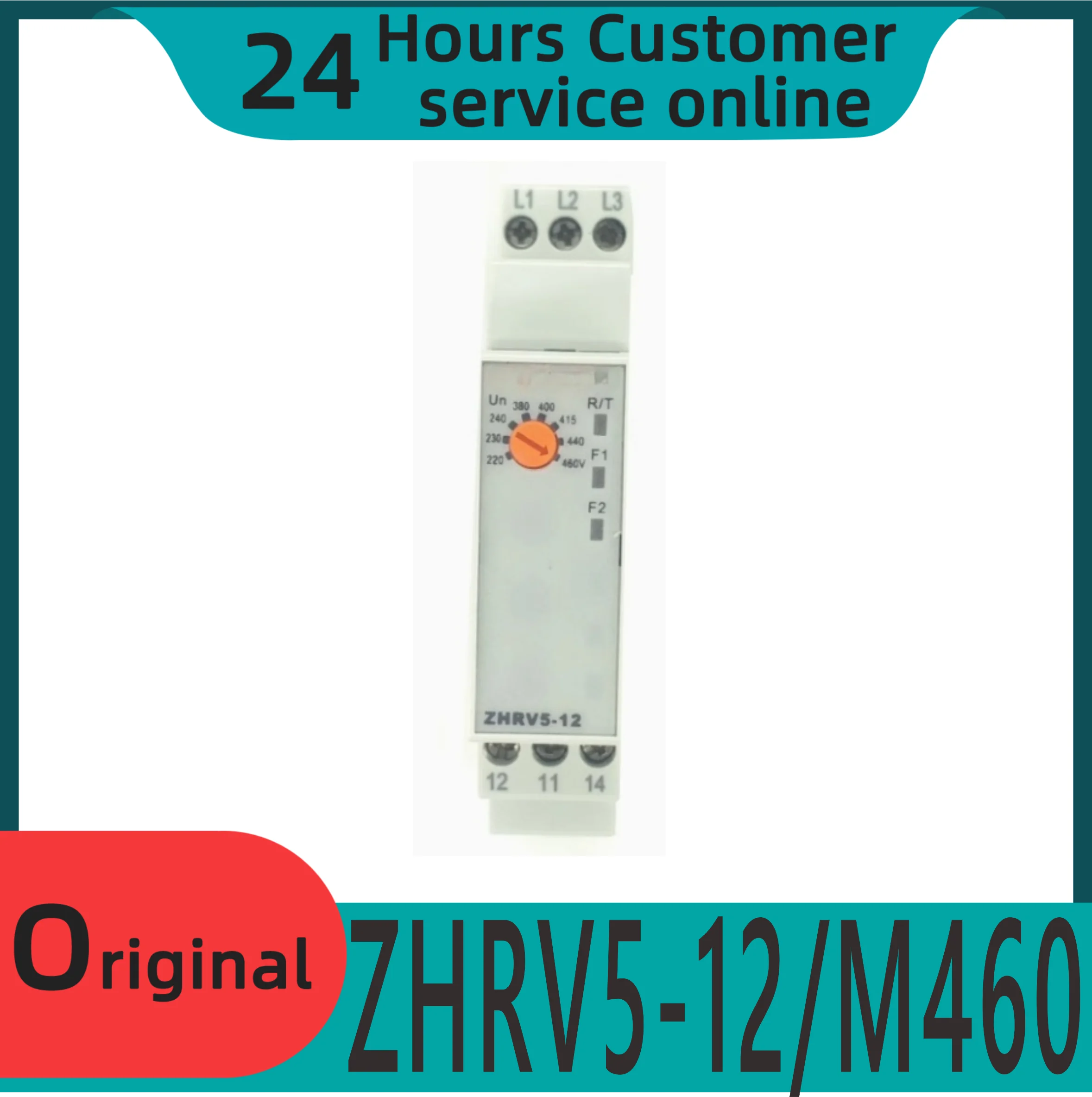 

Brand new original ZHRV5-12/M460 phase failure protection relay motor phase sequence protector