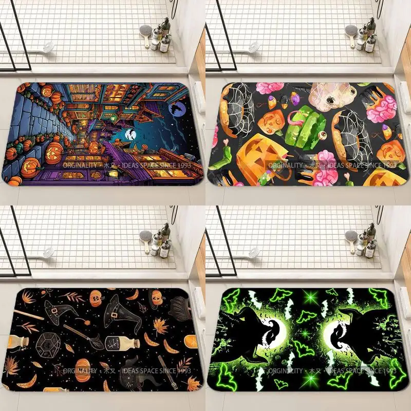 

Halloween Cartoon Mat Living Room Decoration Home Sofa Non-Slip Carpet Study Bedroom Tatami Children'S Soft Floor Mat