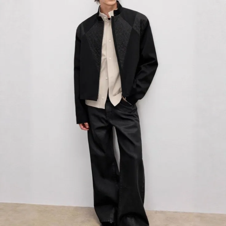 

Свободные джинсы прямого кроя A-Line, 148 унций, с эффектом потертости, длинные брюки в уличном стиле, унисекс, прямые брюки, прочные, удобные