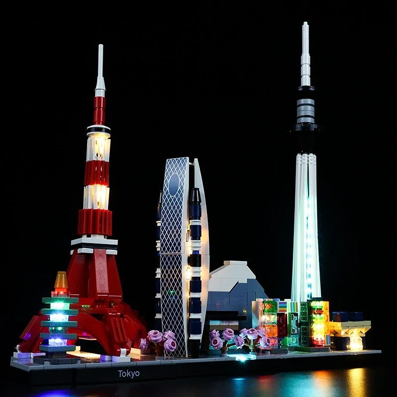 No Model LED Light Kit for Tokyo Skyline 21051