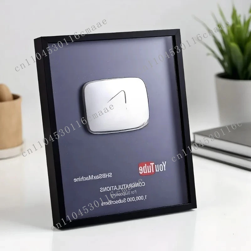 جائزة زر تشغيل YouTube المخصصة | لوحة المشتركة الشخصية | هدية الخالق المحتوى #2