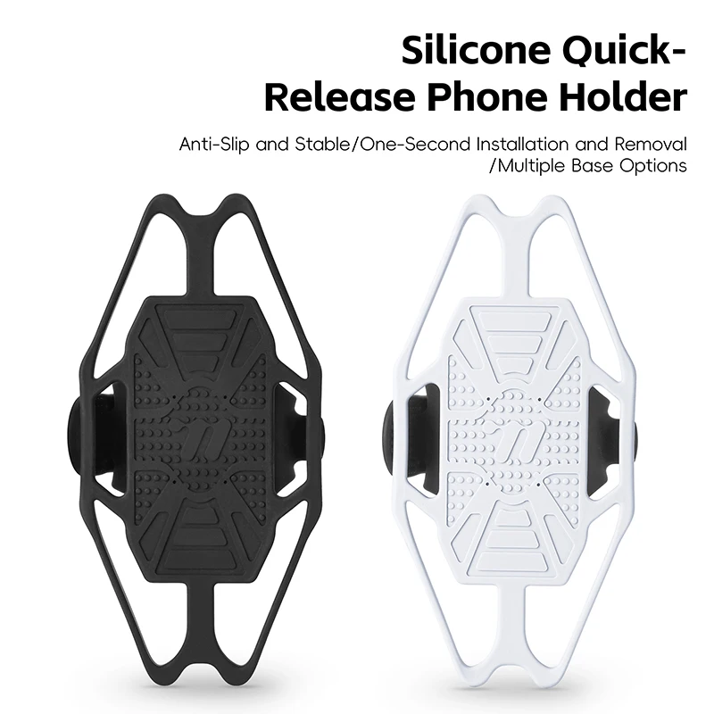 

Shock Absorbing Bicycle Phone Mount Silicone Quick Release Anti-Slip for MTB Road Bike Accessories Bicycle Holder