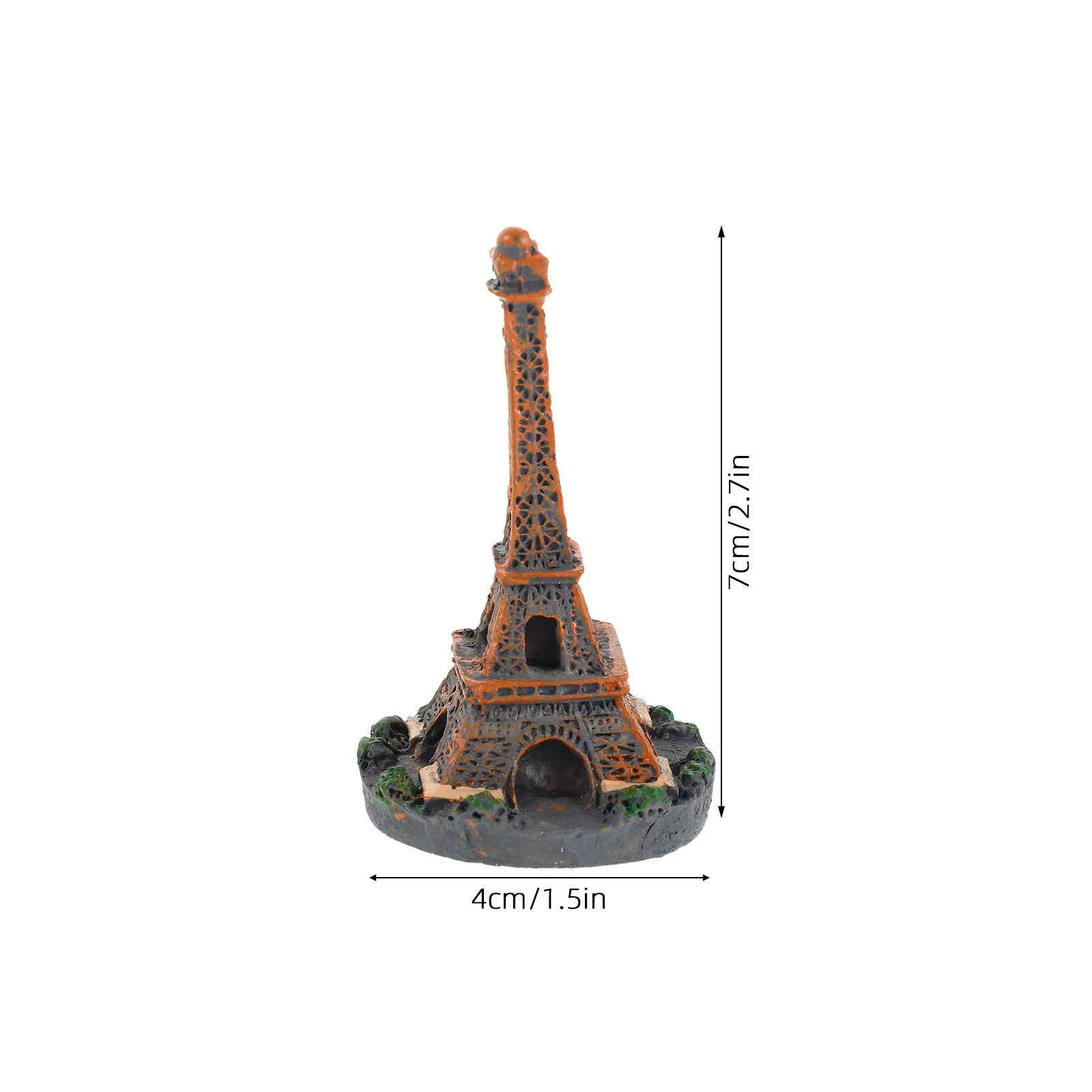 Miniature Eiffel Tower Landmark Display Desktop Bookshelf Cabinet Tabletop Travel Souvenir Ornament Eiffel Tower