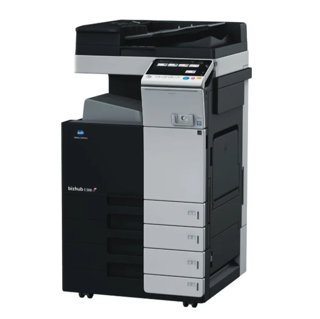 Refurbished machine for Minolta Bizhub C368 color multifunction printer high speed scanning double-sided printing