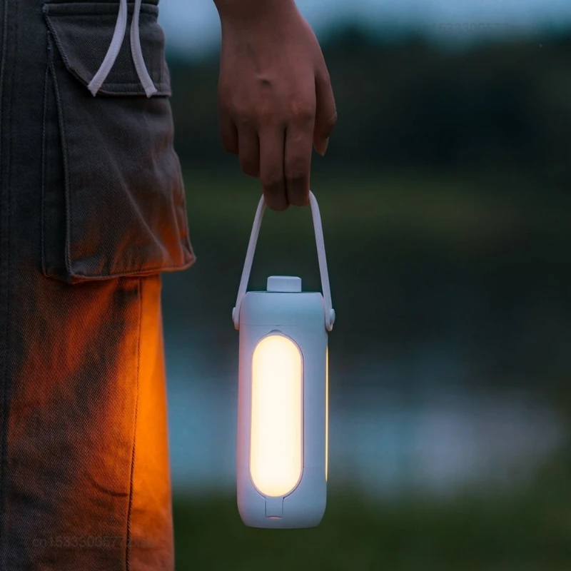 Xiaomi New Camping Light Rechargeable Multifunction Outdoor Tent Lamp Atmosphere Lamp LED Portable Flashlight Suspension Type