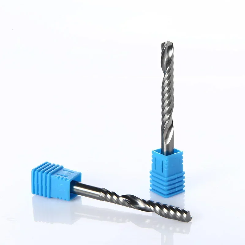 أداة نجارة من الكربيد الصلب، قاطعة طحن ماكينة CNC، 1 مطحنة نهاية فلوت، 1 قطعة شحن مجاني، خشب، PVC، MDF، أكريليك #1