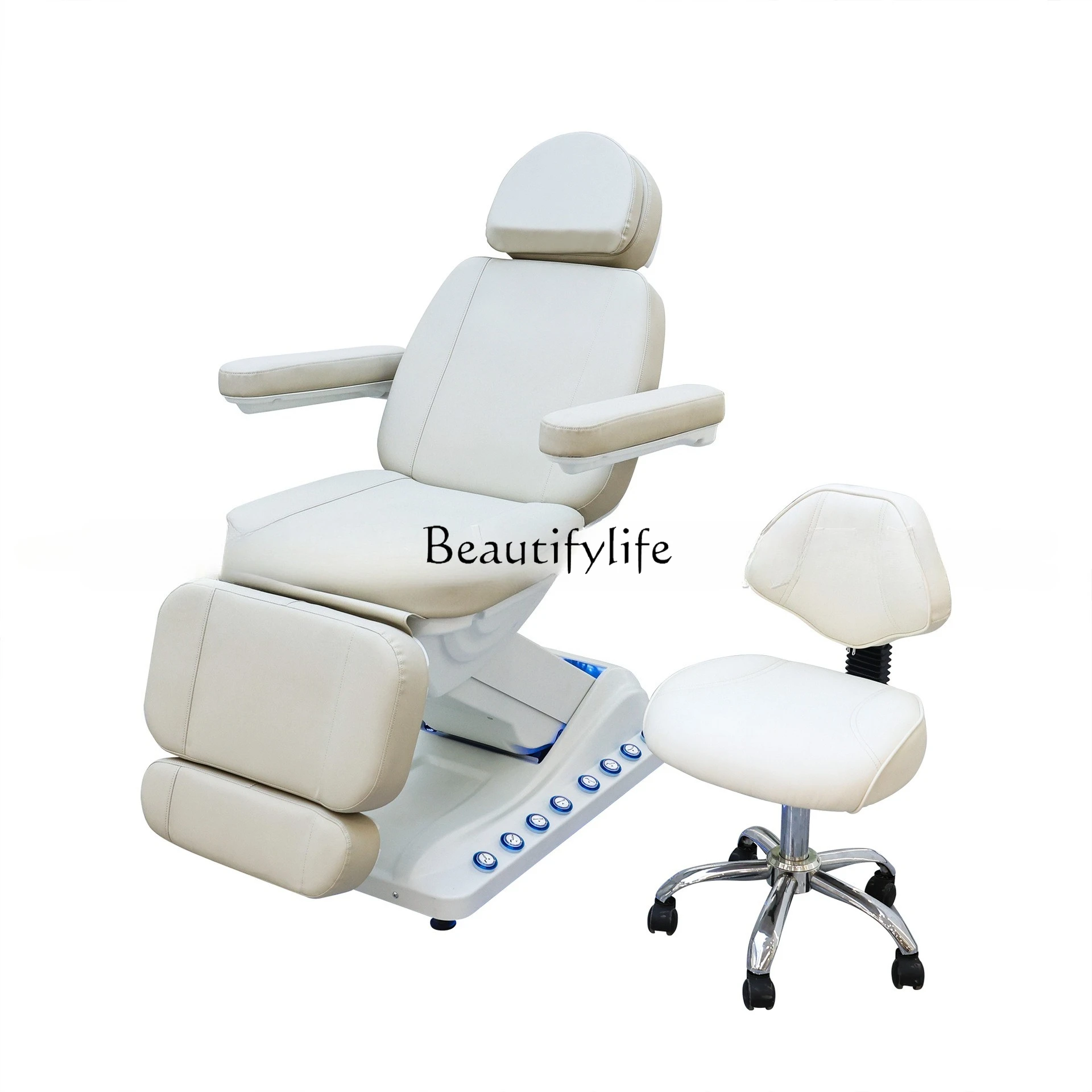 

02-Electric beauty bed for body and face Spa bed for beauty salons