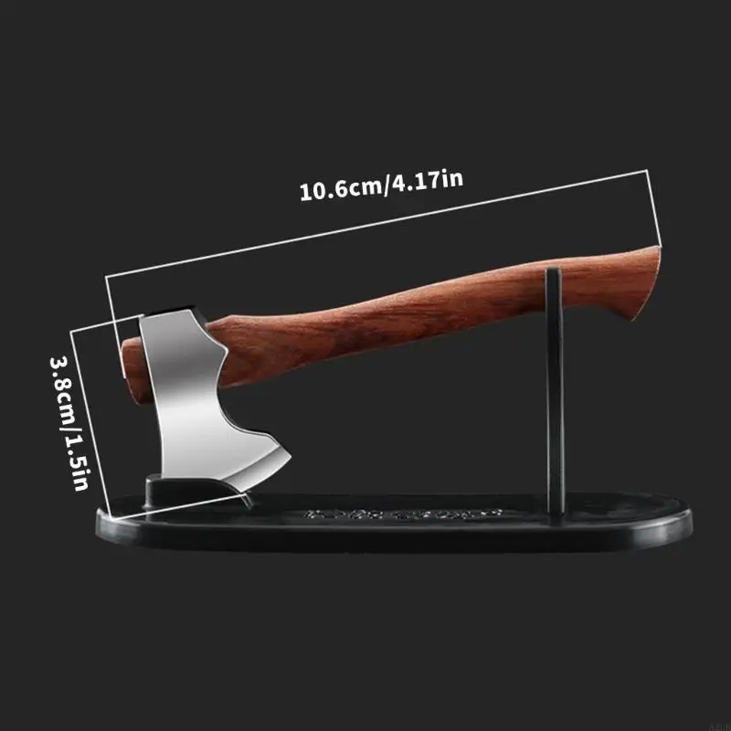 Adereços eixos miniatura, estatueta eixos à prova ferrugem aço inoxidável para decoração trabalho,