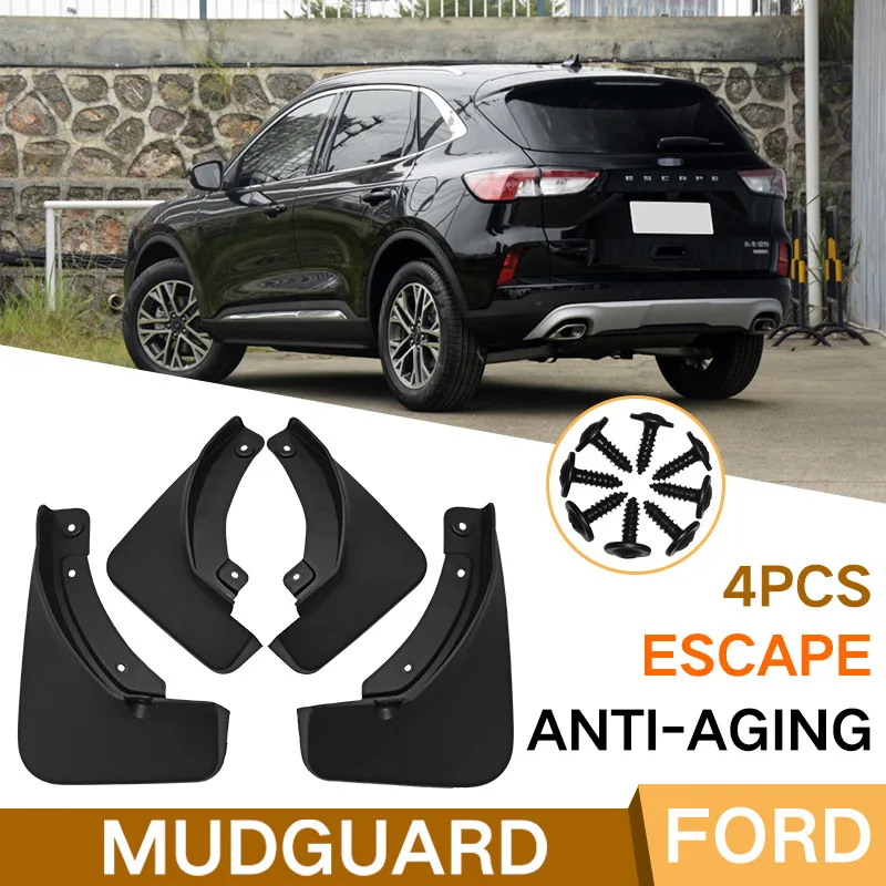 For Ford Escape 2020 Car Molded Mud Flaps Splash Guards Mudguards Front Rear Styling Front Rear Wheel Accessories