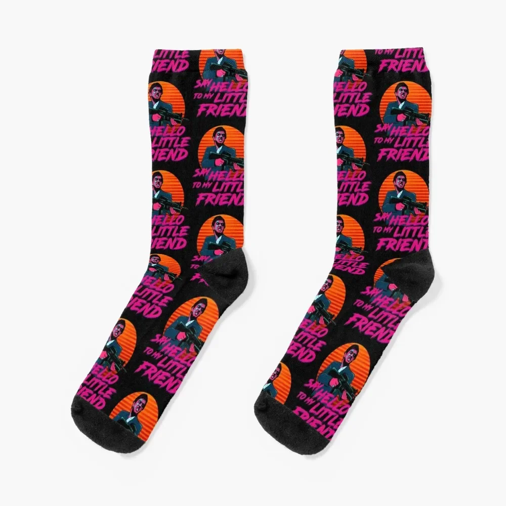 

Say hello to my little friend Socks kids kawaii Run Luxury Woman Socks Men's