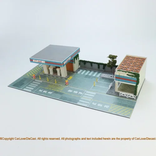 **Preorder**Magic City 1:64 MARTINI Gas Station&Exhibition Hall Diorama