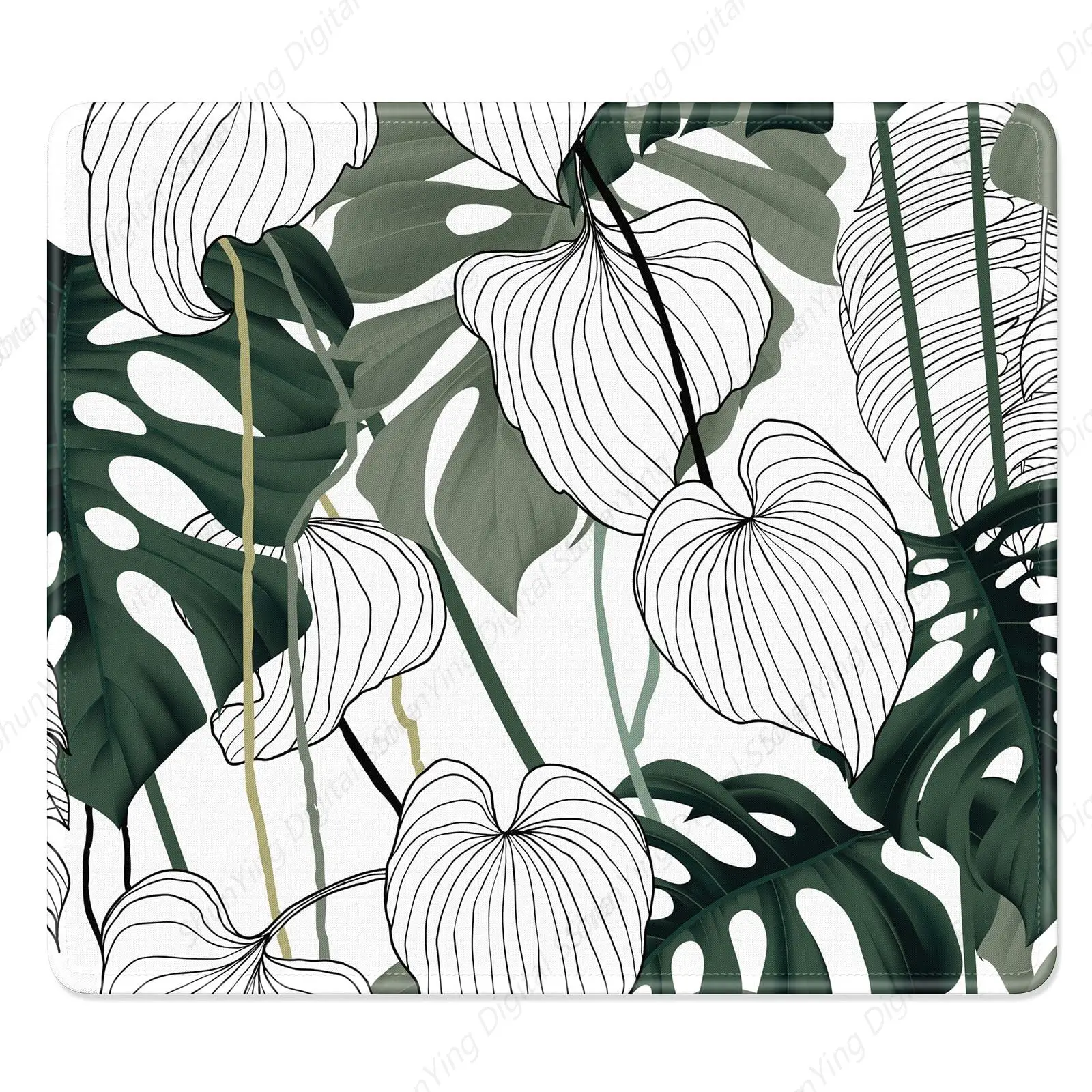 

Monstera Leaf Plant Green Computer Mouse Pad Anti Slip Rubber Mouse Pad Suitable For Games Offices Laptops 25*30cm