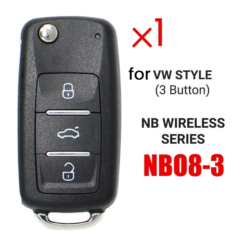 Keydiy NB08-3 Kd Afstandsbediening Sleutel 3 Knop Voor Kd900/KD-X2 Kd Mini/KD-MAX Voor Vw Mqb Stijl