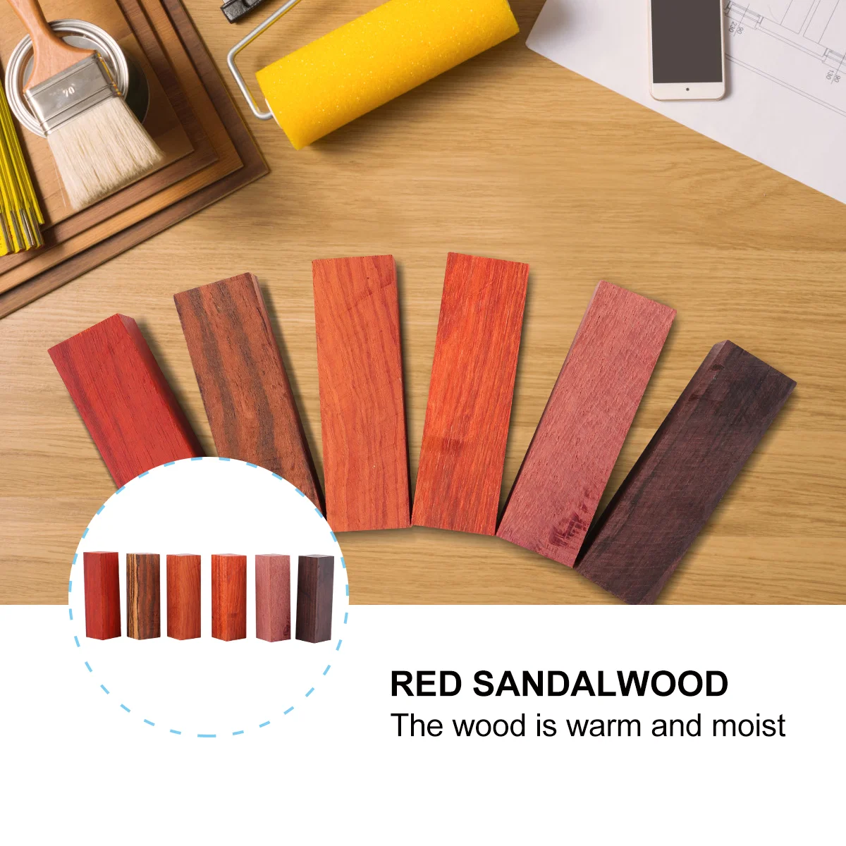 6pcs Handmade Wood Pen Blank Unfinished Ballpoint Fountain Pen Turning Timber Material Craft Block Natural Color Pattern