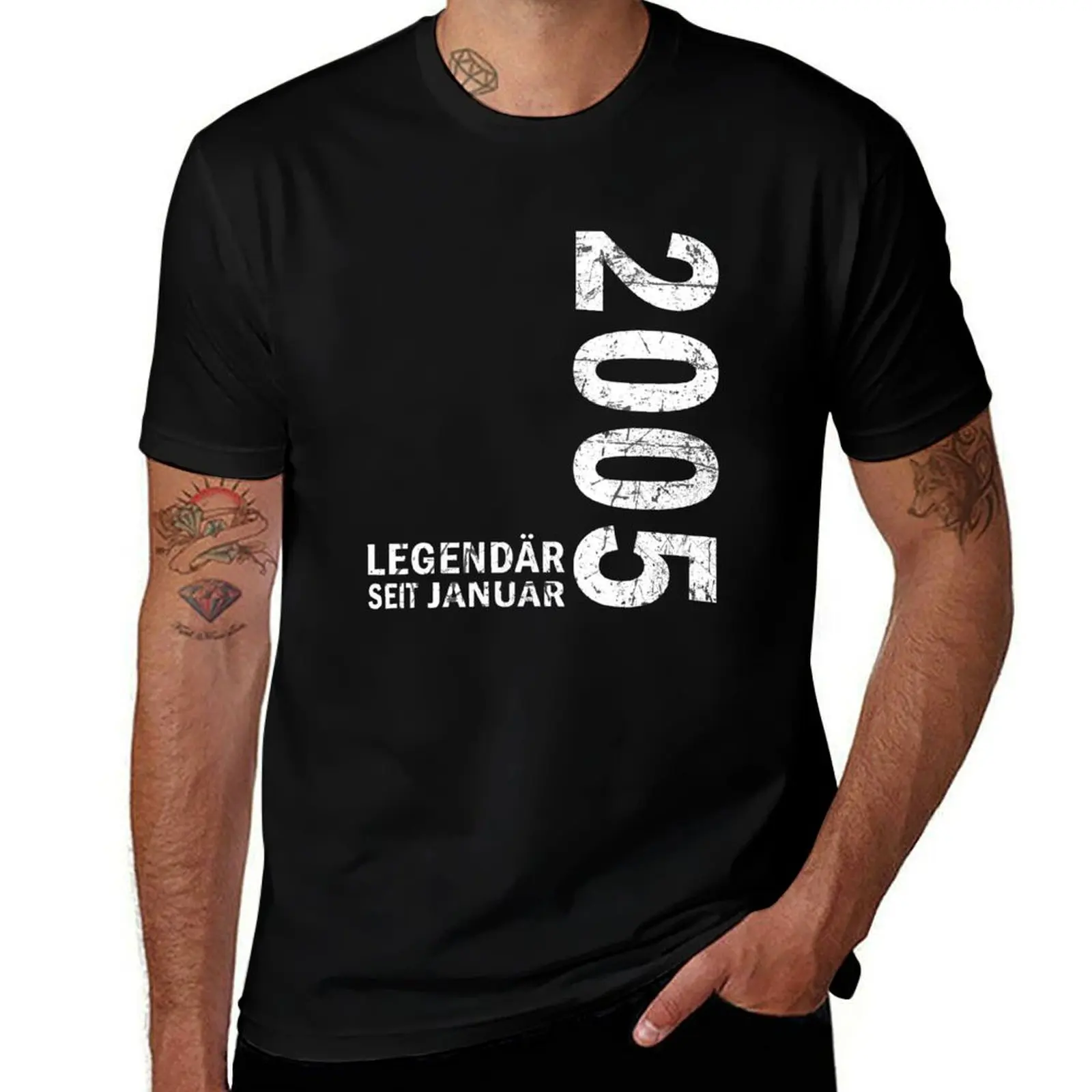 18. Geburtstag 18 Jahre Legend?rnings Janeiro 2005 Camiseta hombre Camiseta algodón Camiseta 100% Camiseta