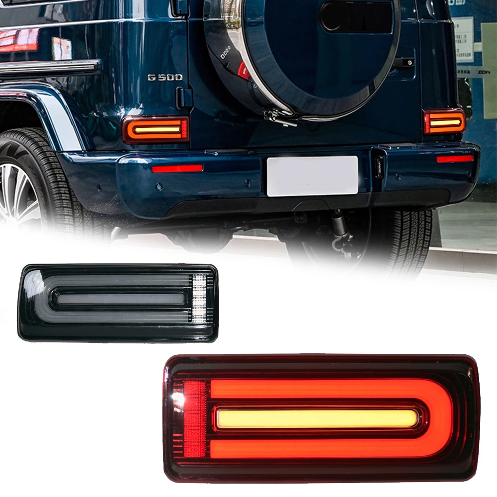 

Поп светодиодные задние фонари для Mercedes-Benz W463 G63 07-17 новый стиль светодиодные задние фонари DRL в сборе аксессуары для сигнала модифицированная лампа