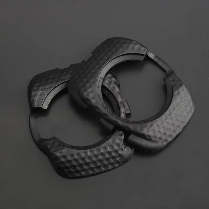 1 Paar schwarze Stollenabdeckungen, Schnellverschluss-Fahrradschuhe, Stollenetui, selbstsichernde Pedalabdeckung, aerodynamisch, für WAHOO SpeedPlay Zero