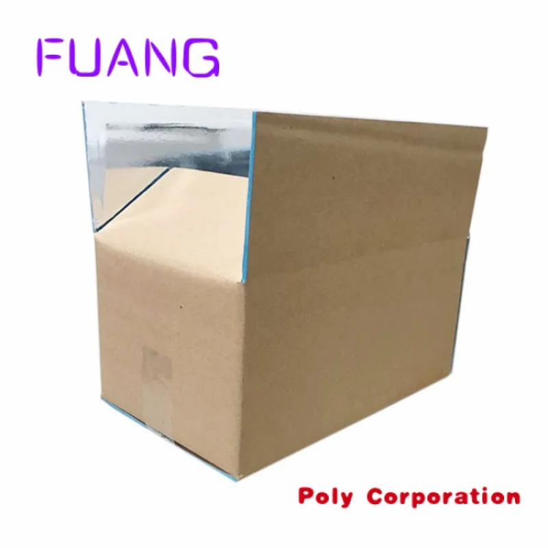 

Custom Thermal insulated frozen shipping box Aluminium Foil Insulation epe/xps Cartons for cold chain pacpacking box for small