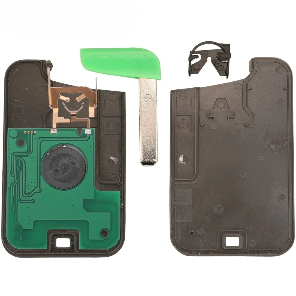 Kunci Mobil Remote Desain Gesper Untuk Renault Laguna Espace Velsatis 2001-2006 Auto Fob Kartu Pintar ID46 PCF7947 433Mhz 2BTN