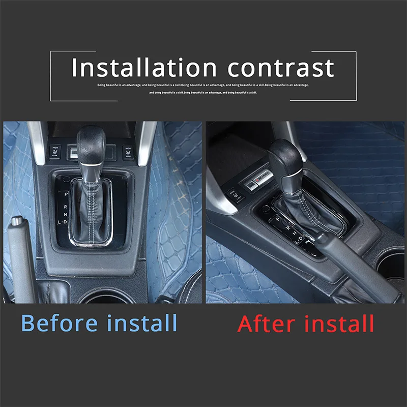 

PVC Car Central Control Gear Indicator Frame Sticker Fit for Subaru Forester 2013-2018