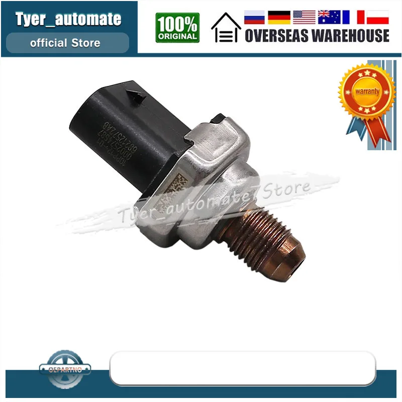 10PP12-01 68212572AB For 2019-2021 Jeep Cherokee 2.0L 2018-2021 Jeep Wrangler 2.0L Fuel Rail Pressure Sensor