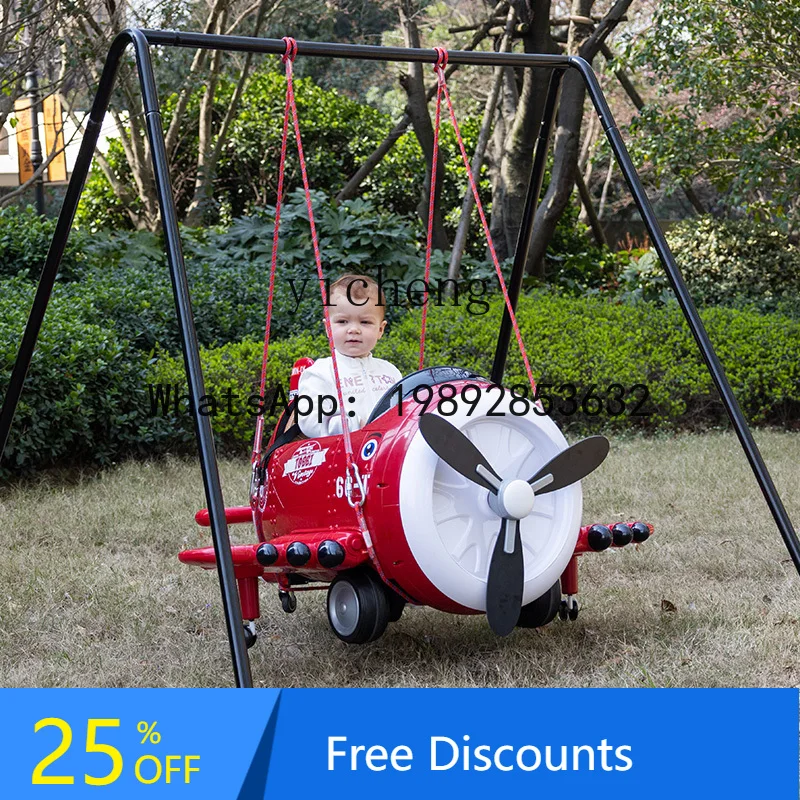 AB Electric Aircraft Children's Four-Wheel Toy  and Girls Baby with Remote Control Infant Portable Stroller